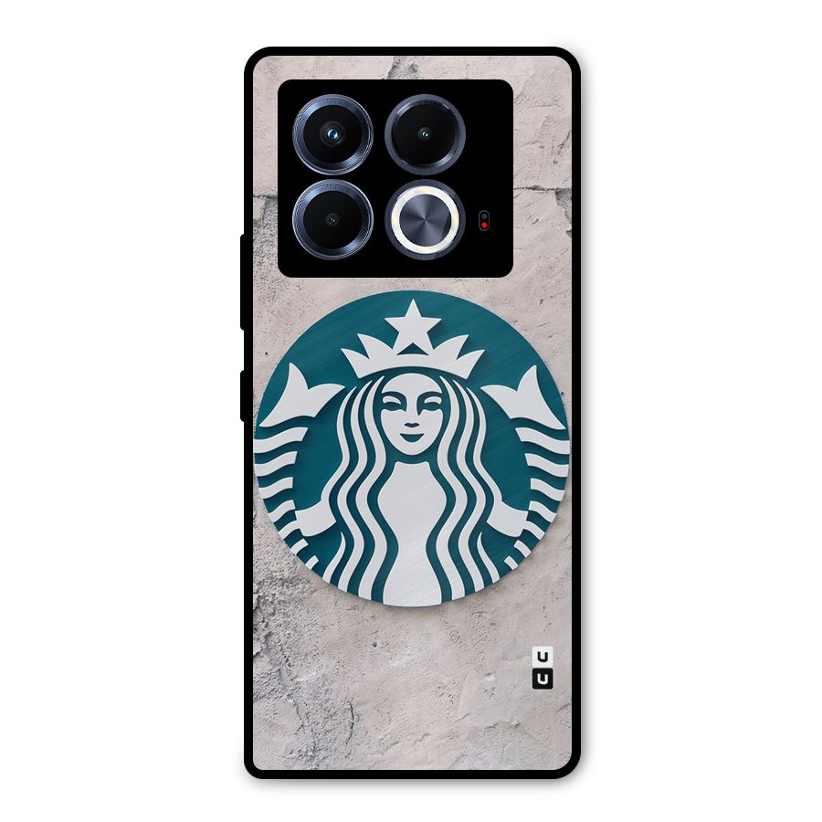 Wall StarBucks Metal Back Case for Infinix Note 40 5G