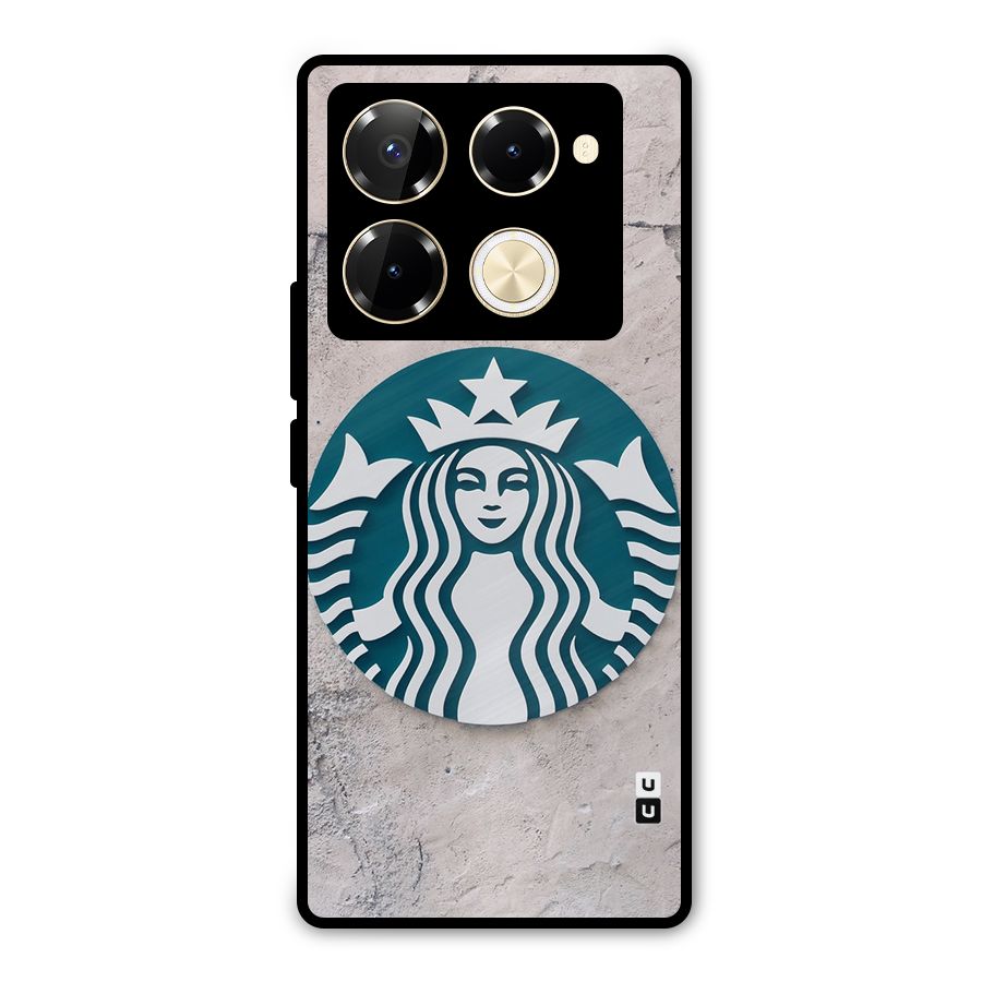 Wall StarBucks Metal Back Case for Infinix Note 40 Pro Plus