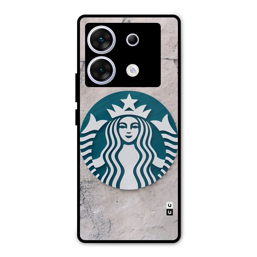 Wall StarBucks Metal Back Case for Infinix Zero 30 5G