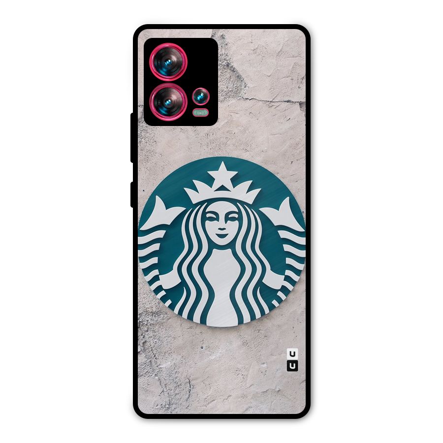 Wall StarBucks Metal Back Case for Motorola Edge 30 Fusion