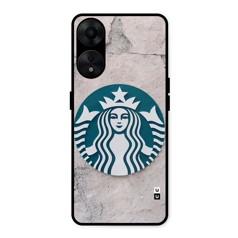Wall StarBucks Metal Back Case for Oppo A78 5G