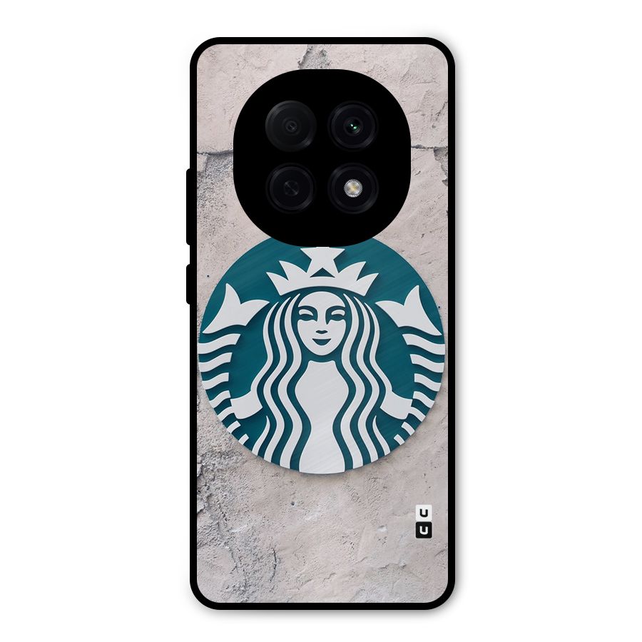 Wall StarBucks Metal Back Case for Oppo F29 Pro
