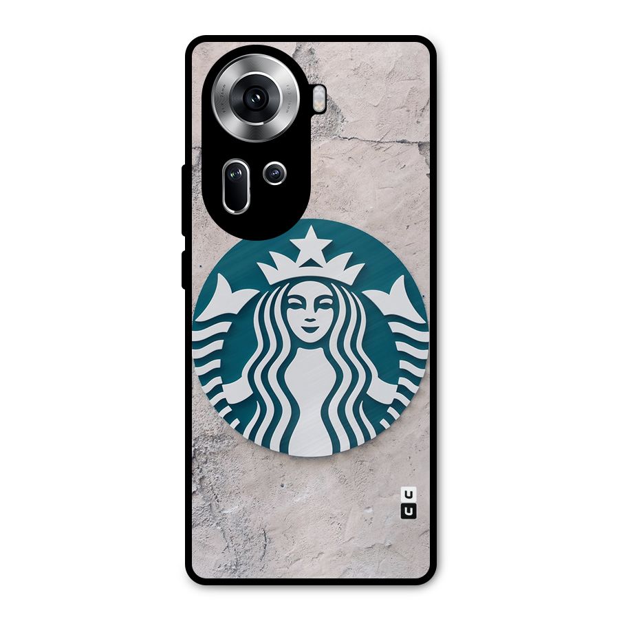Wall StarBucks Metal Back Case for Oppo Reno11 5G
