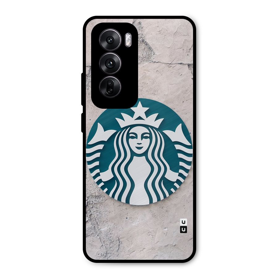 Wall StarBucks Metal Back Case for Oppo Reno12