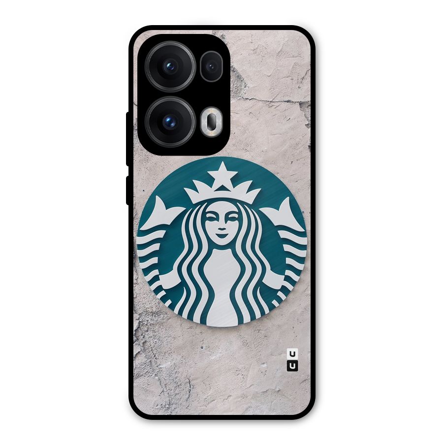 Wall StarBucks Metal Back Case for Oppo Reno13 Pro