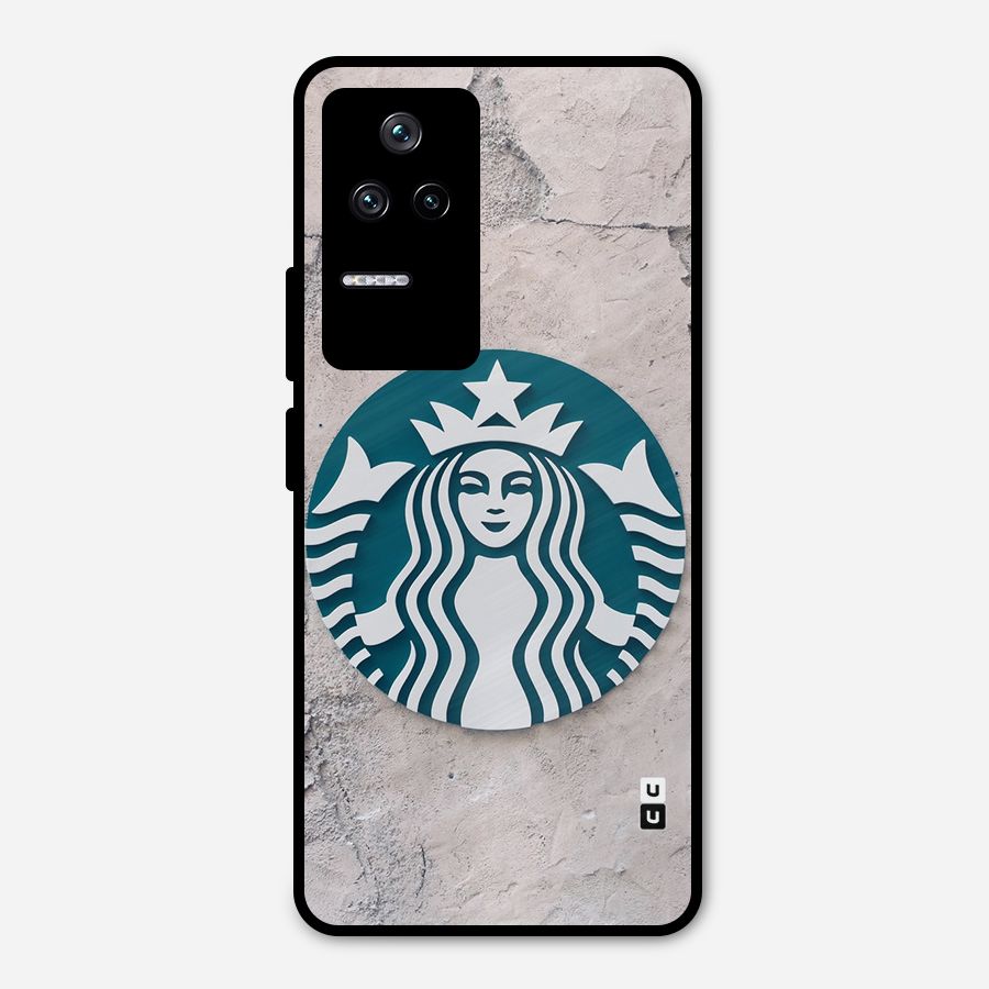 Wall StarBucks Metal Back Case for Poco F4 5G