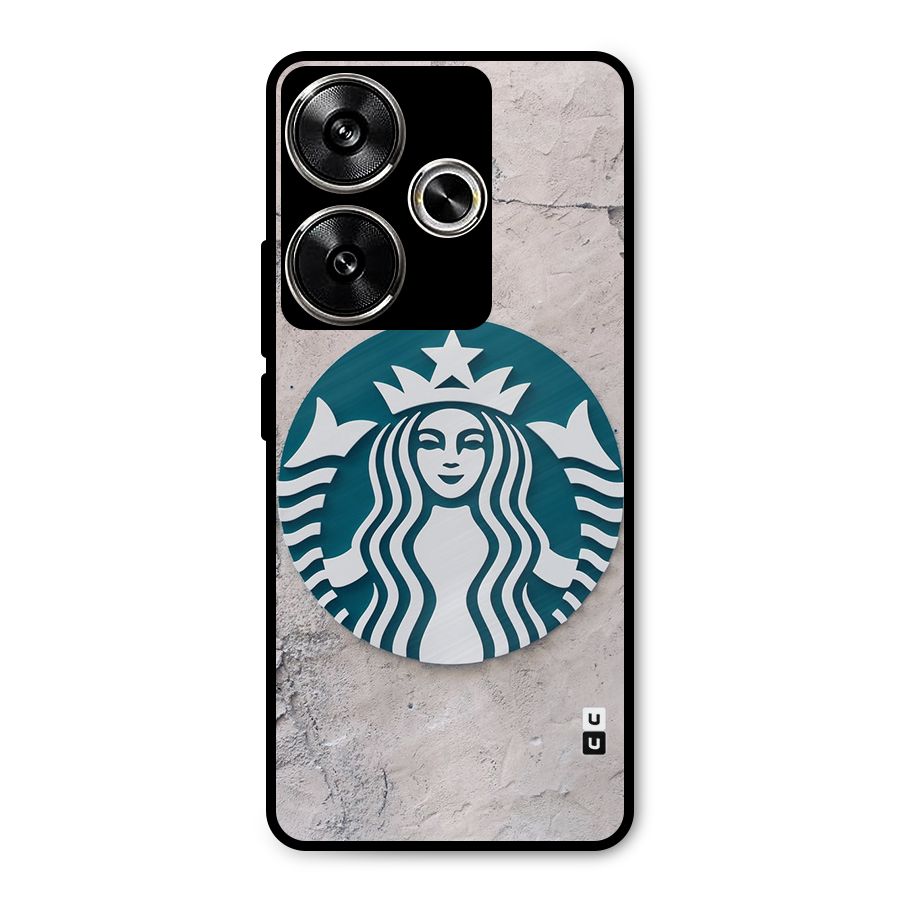 Wall StarBucks Metal Back Case for Poco F6