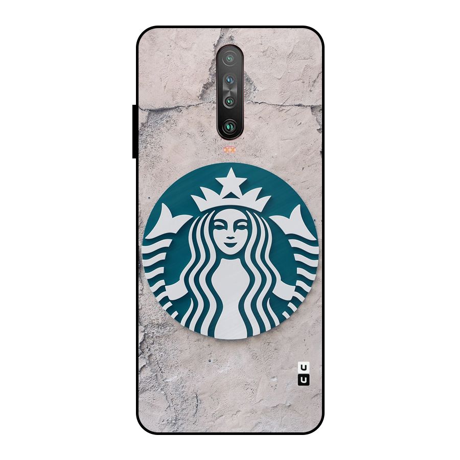 Wall StarBucks Metal Back Case for Poco X2