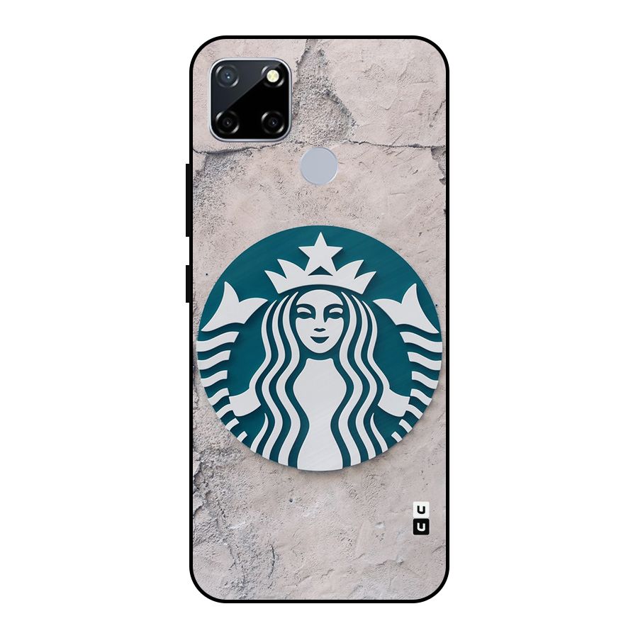 Wall StarBucks Metal Back Case for Realme Narzo 20