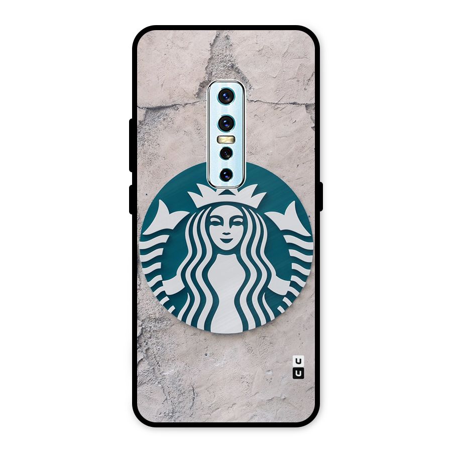 Wall StarBucks Metal Back Case for Vivo V17 Pro