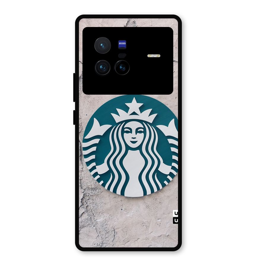 Wall StarBucks Metal Back Case for Vivo X80