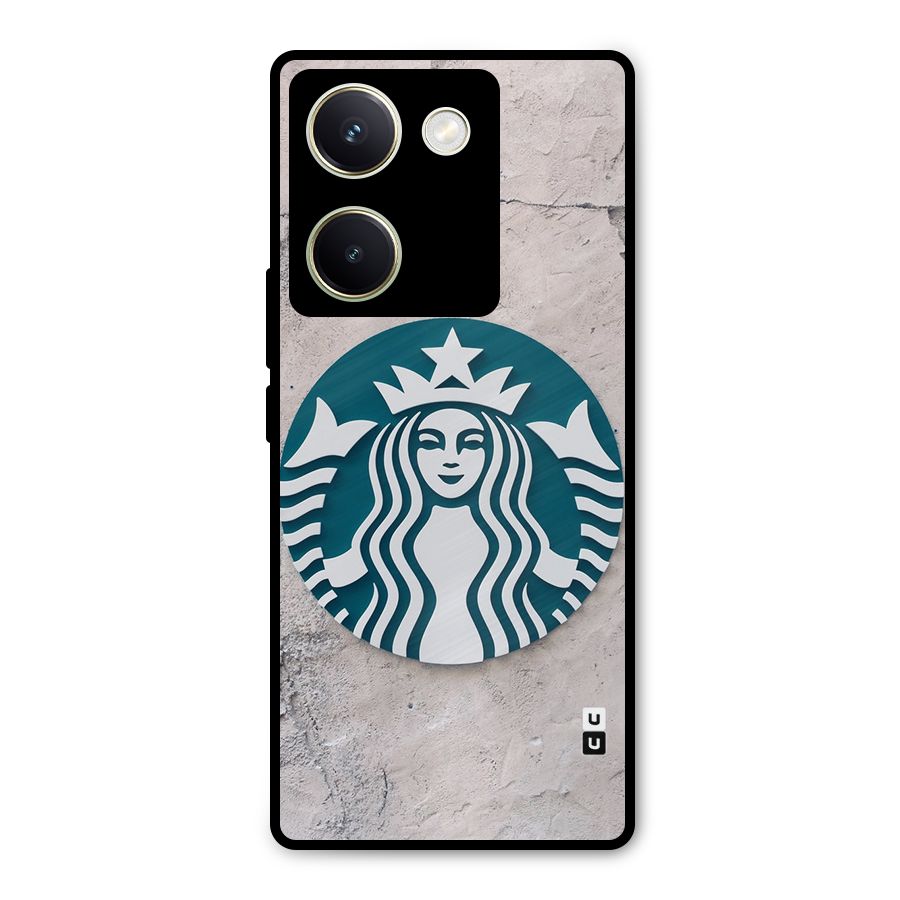 Wall StarBucks Metal Back Case for Vivo Y200 Pro