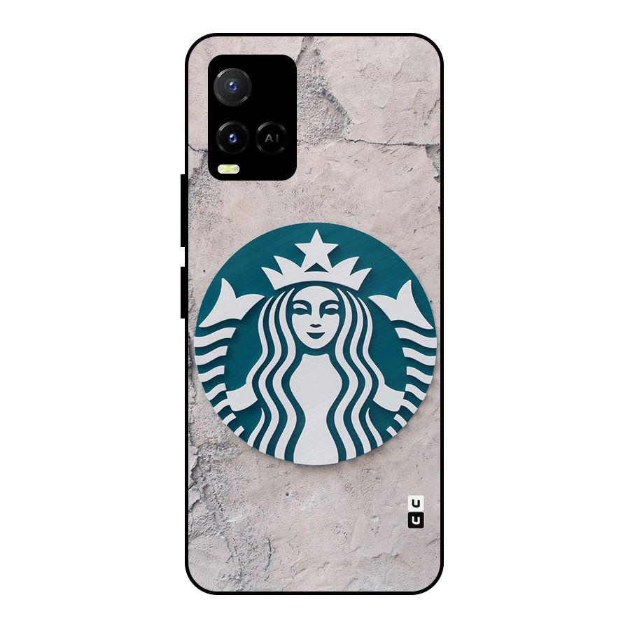 Wall StarBucks Metal Back Case for Vivo Y21T