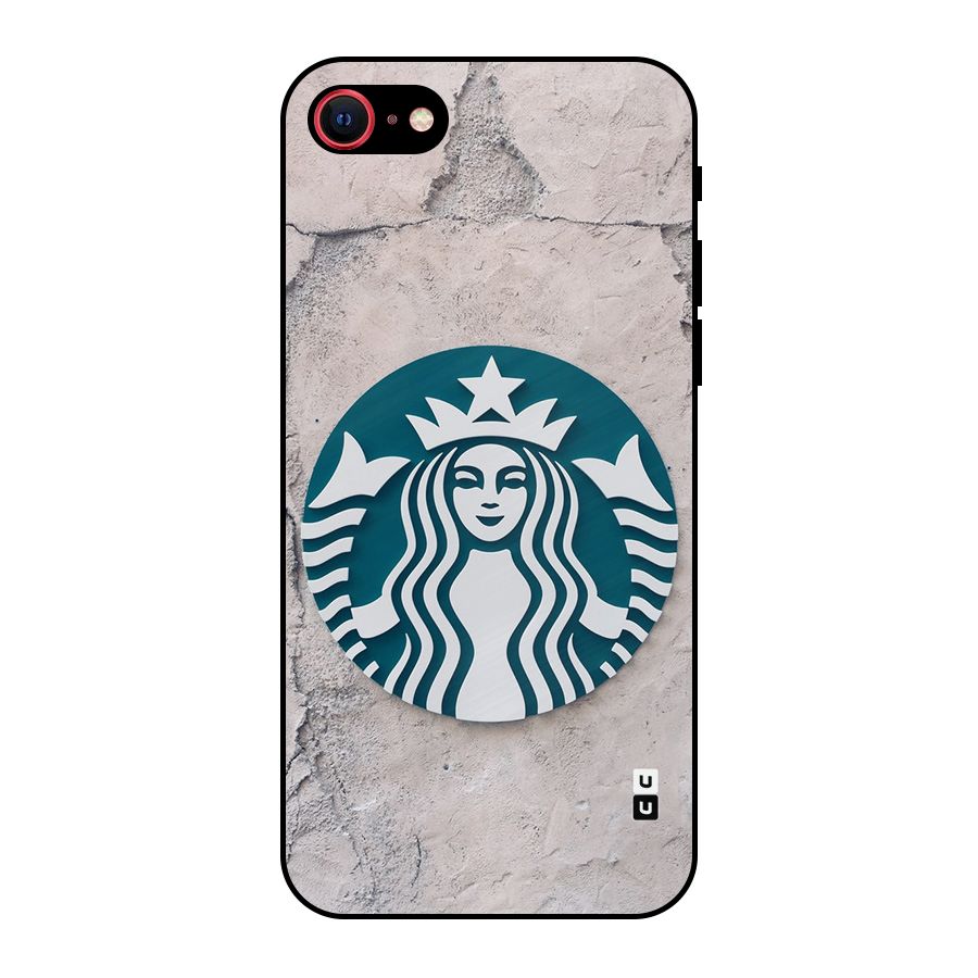 Wall StarBucks Metal Back Case for iPhone 7