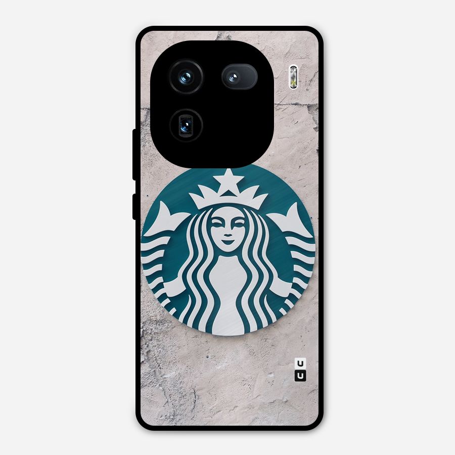 Wall StarBucks Metal Back Case for iQOO 12