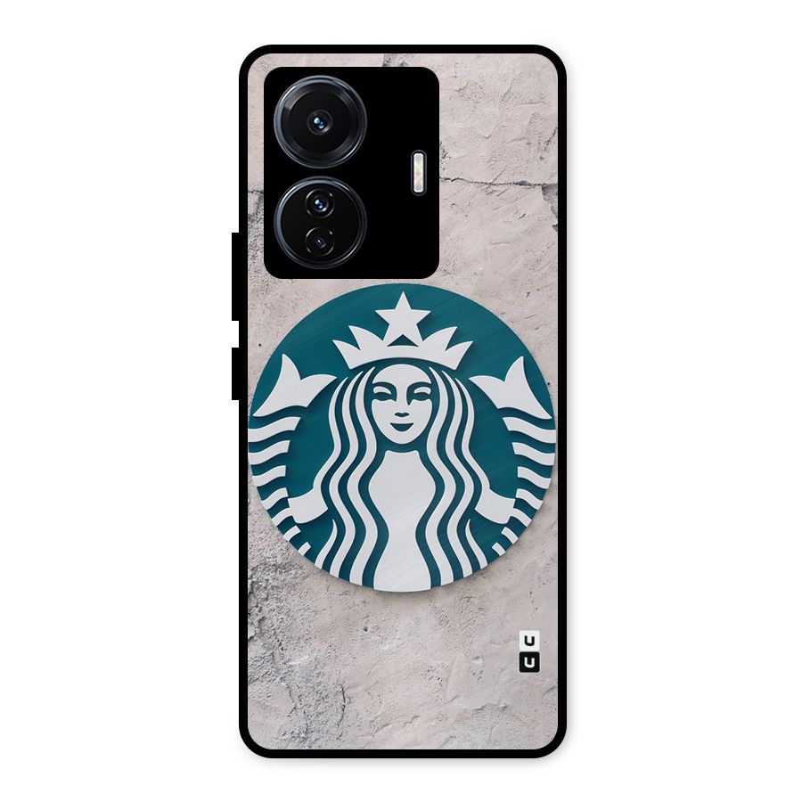 Wall StarBucks Metal Back Case for iQOO Z6