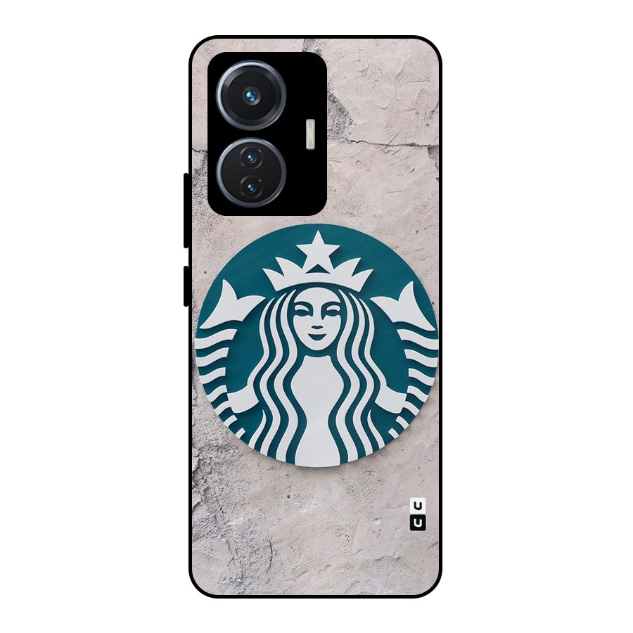 Wall StarBucks Metal Back Case for iQOO Z6 44W
