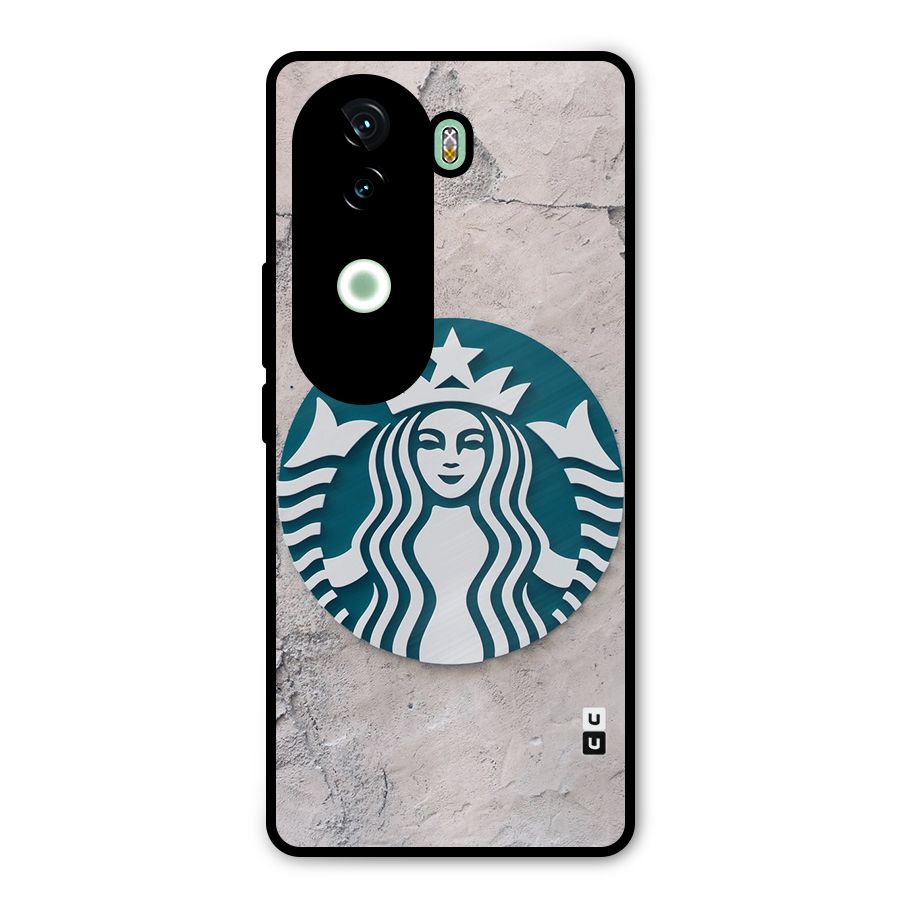 Wall StarBucks Metal Back Case for iQOO Z9s