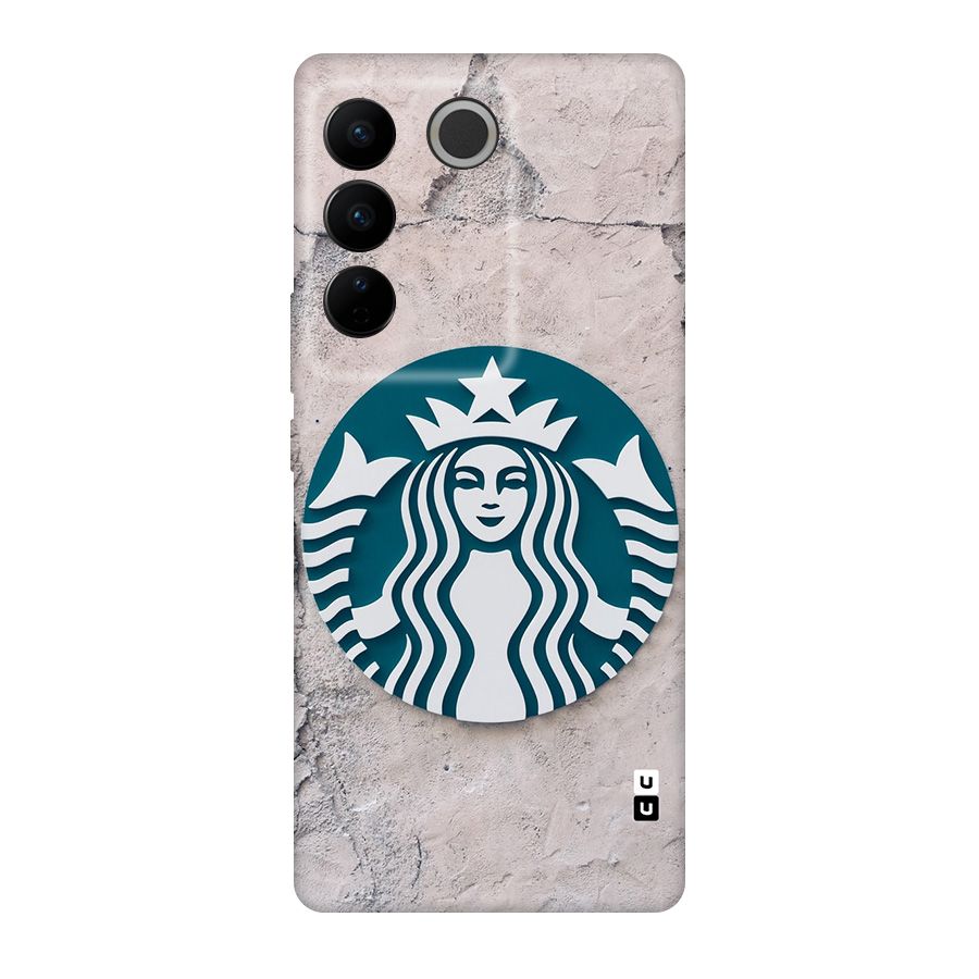 Wall StarBucks Original Polycarbonate Back Case for Vivo V27