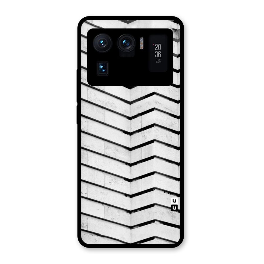 Wall Zig Zag Glass Back Case for Mi 11 Ultra