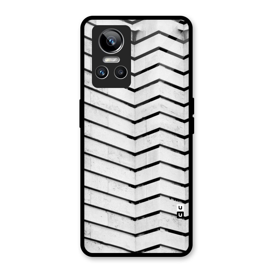 Wall Zig Zag Glass Back Case for Realme GT Neo 3