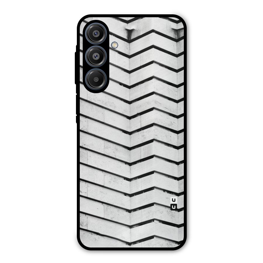 Wall Zig Zag Metal Back Case for Galaxy A16 5G