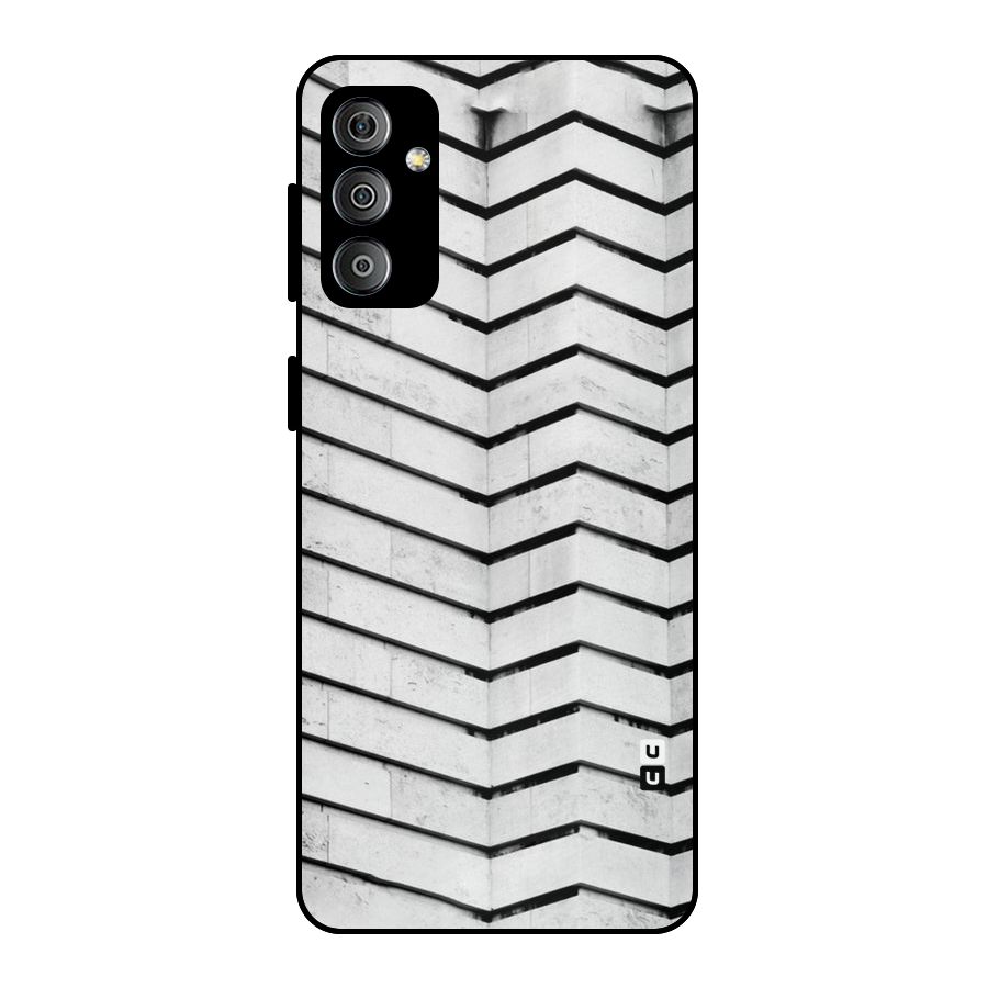 Wall Zig Zag Metal Back Case for Galaxy F23