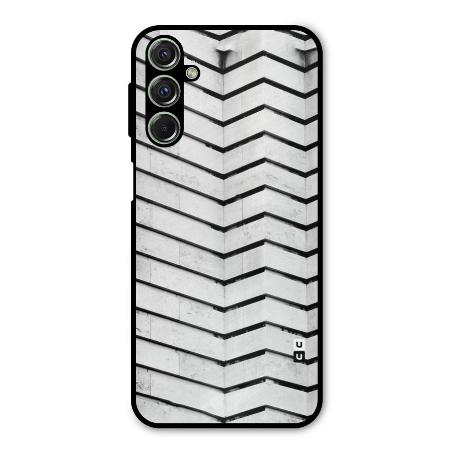 Wall Zig Zag Metal Back Case for Galaxy F34