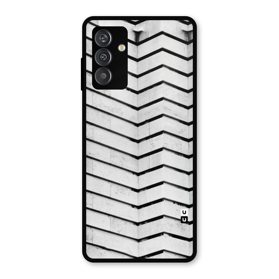 Wall Zig Zag Metal Back Case for Galaxy M13