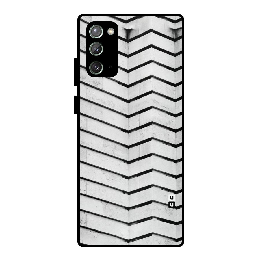 Wall Zig Zag Metal Back Case for Galaxy Note 20