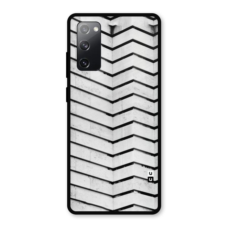 Wall Zig Zag Metal Back Case for Galaxy S20 FE 5G