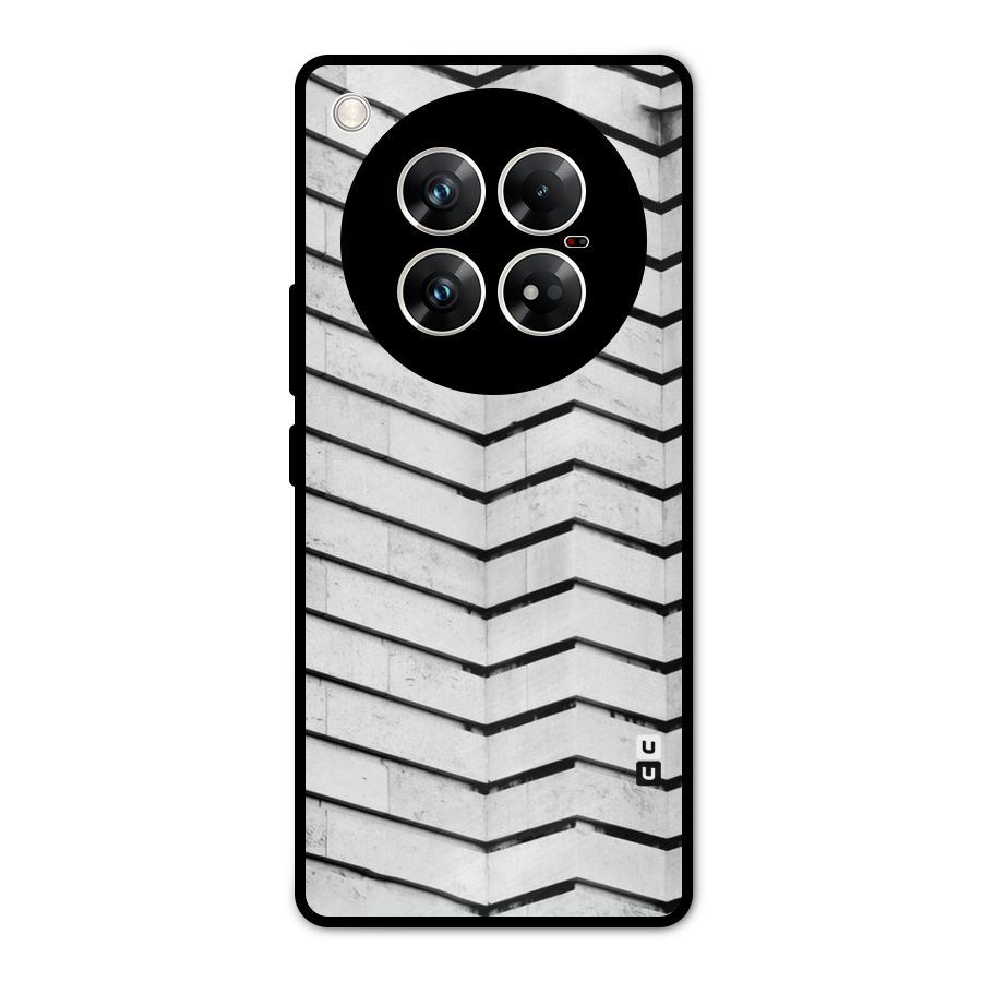 Wall Zig Zag Metal Back Case for Infinix Zero 40 5G