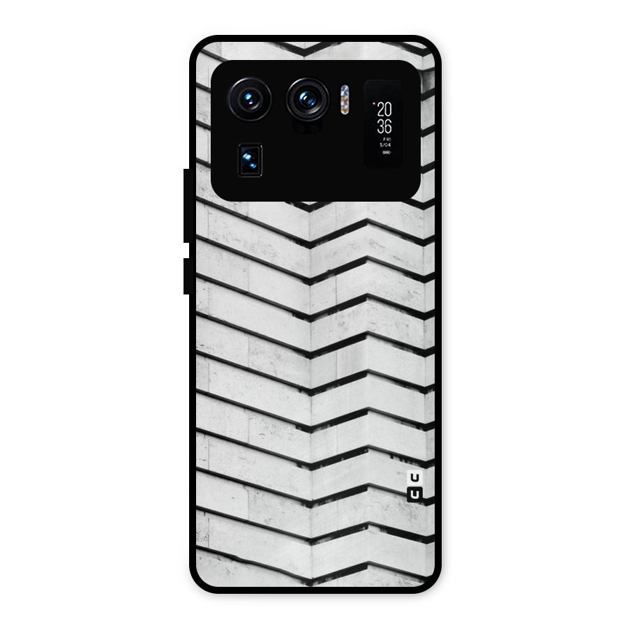 Wall Zig Zag Metal Back Case for Mi 11 Ultra