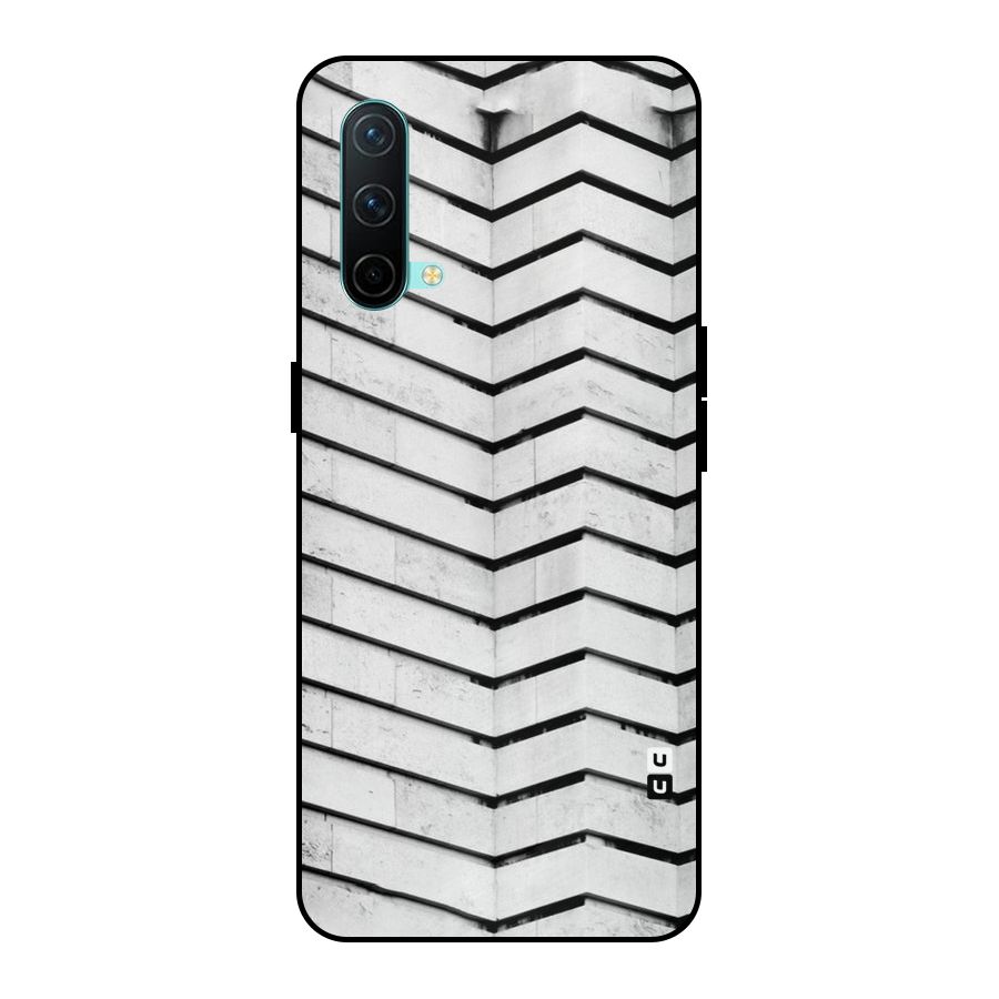 Wall Zig Zag Metal Back Case for OnePlus Nord CE 5G
