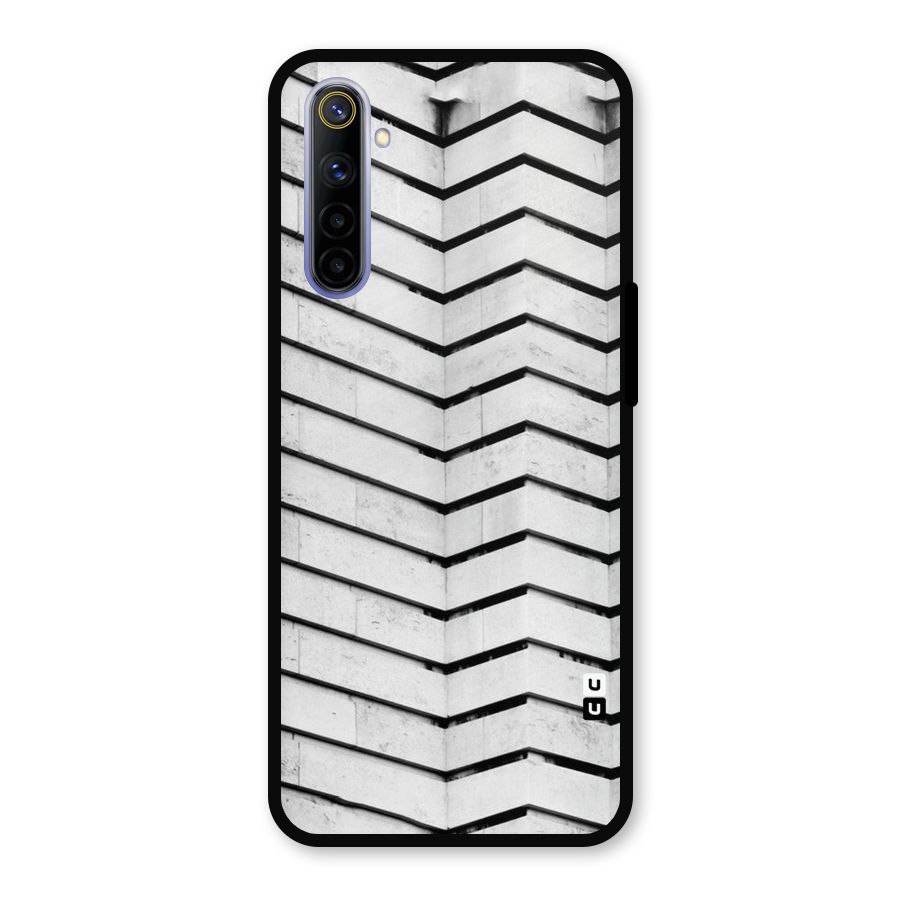 Wall Zig Zag Metal Back Case for Realme 6i