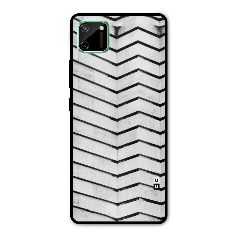 Wall Zig Zag Metal Back Case for Realme C11