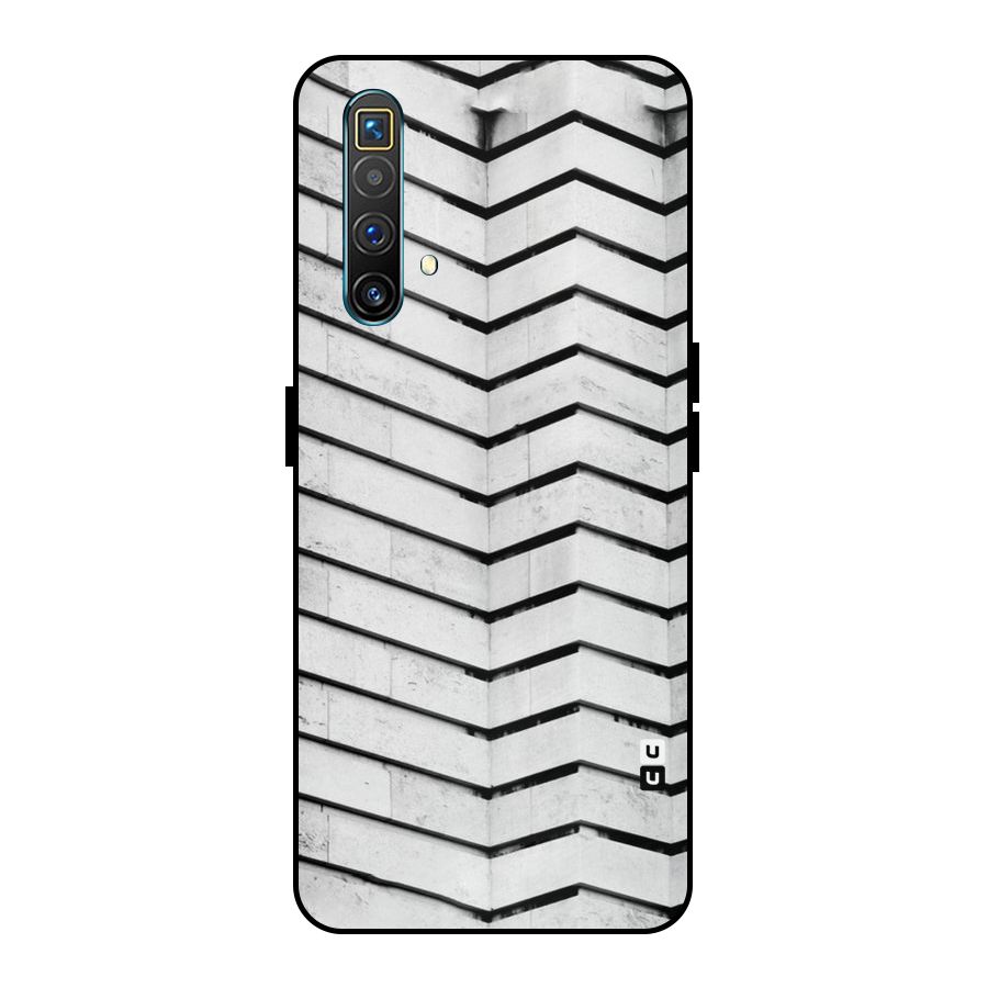 Wall Zig Zag Metal Back Case for Realme X3