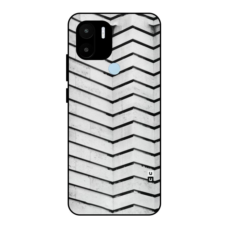 Wall Zig Zag Metal Back Case for Redmi A1+