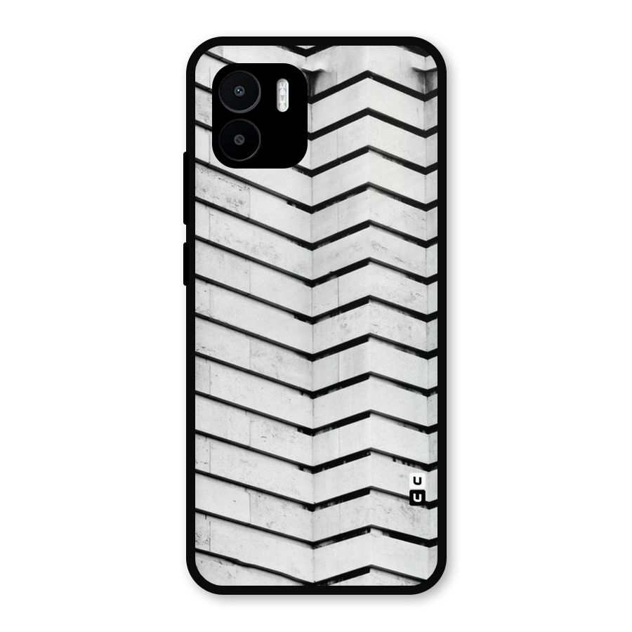 Wall Zig Zag Metal Back Case for Redmi A2