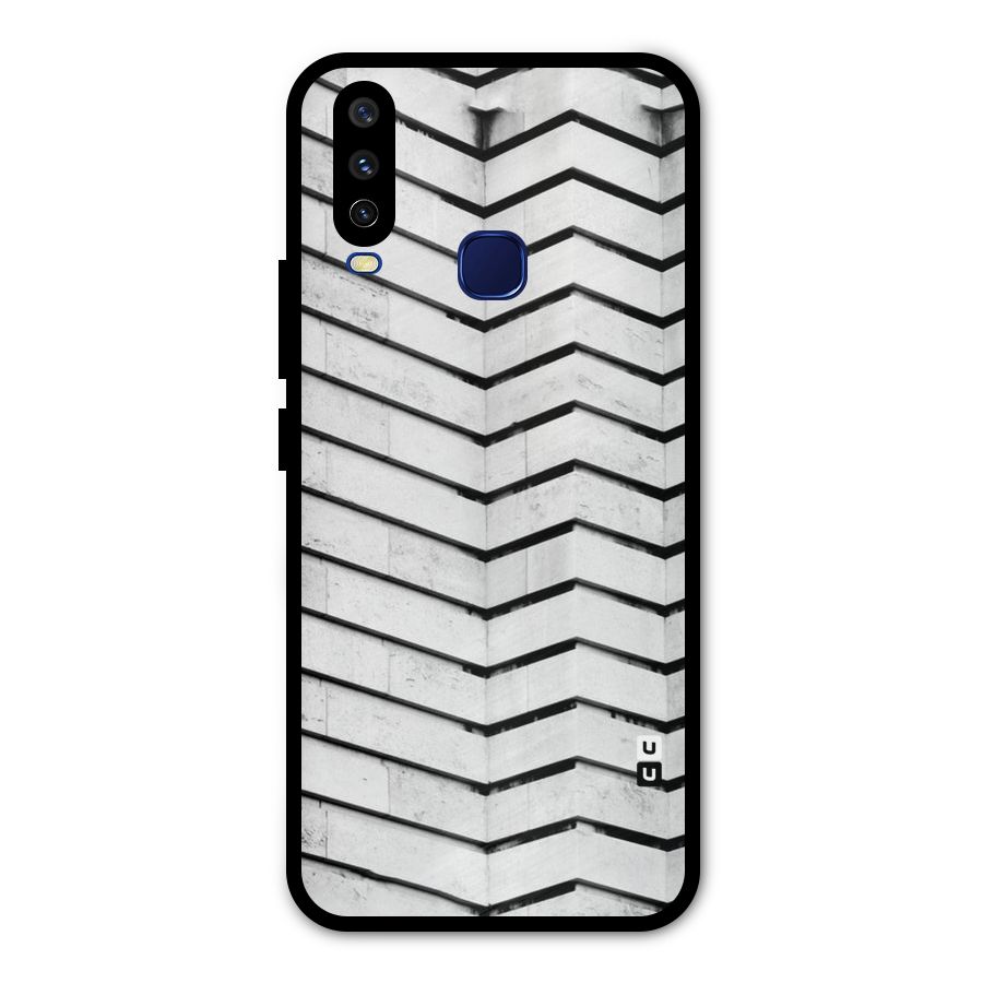 Wall Zig Zag Metal Back Case for Vivo V17
