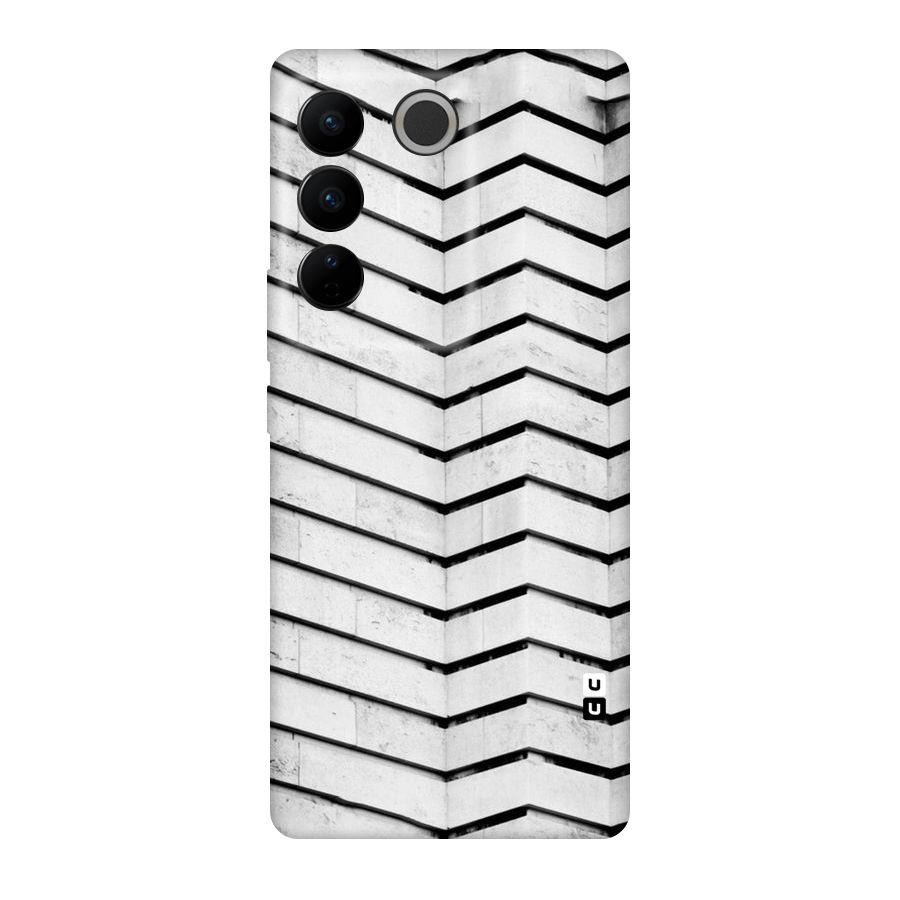Wall Zig Zag Original Polycarbonate Back Case for Vivo V27