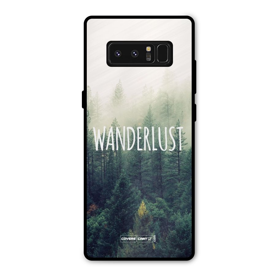 Wanderlust Metal Back Case for Galaxy Note 8