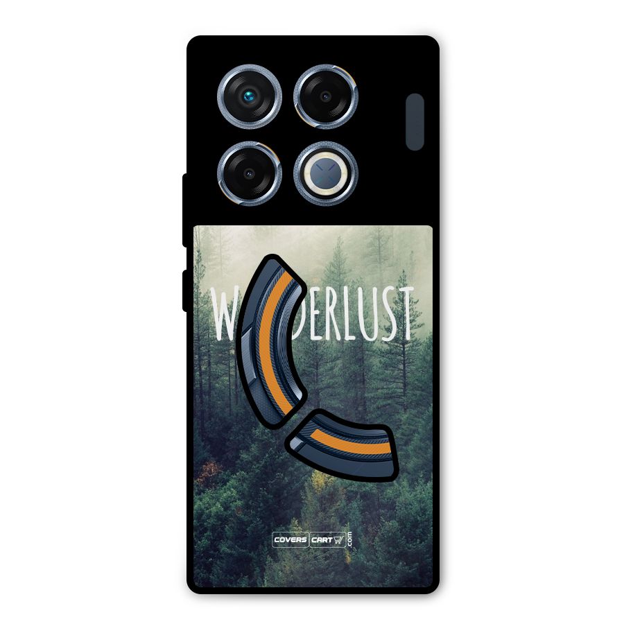 Wanderlust Metal Back Case for Infinix GT 20 Pro