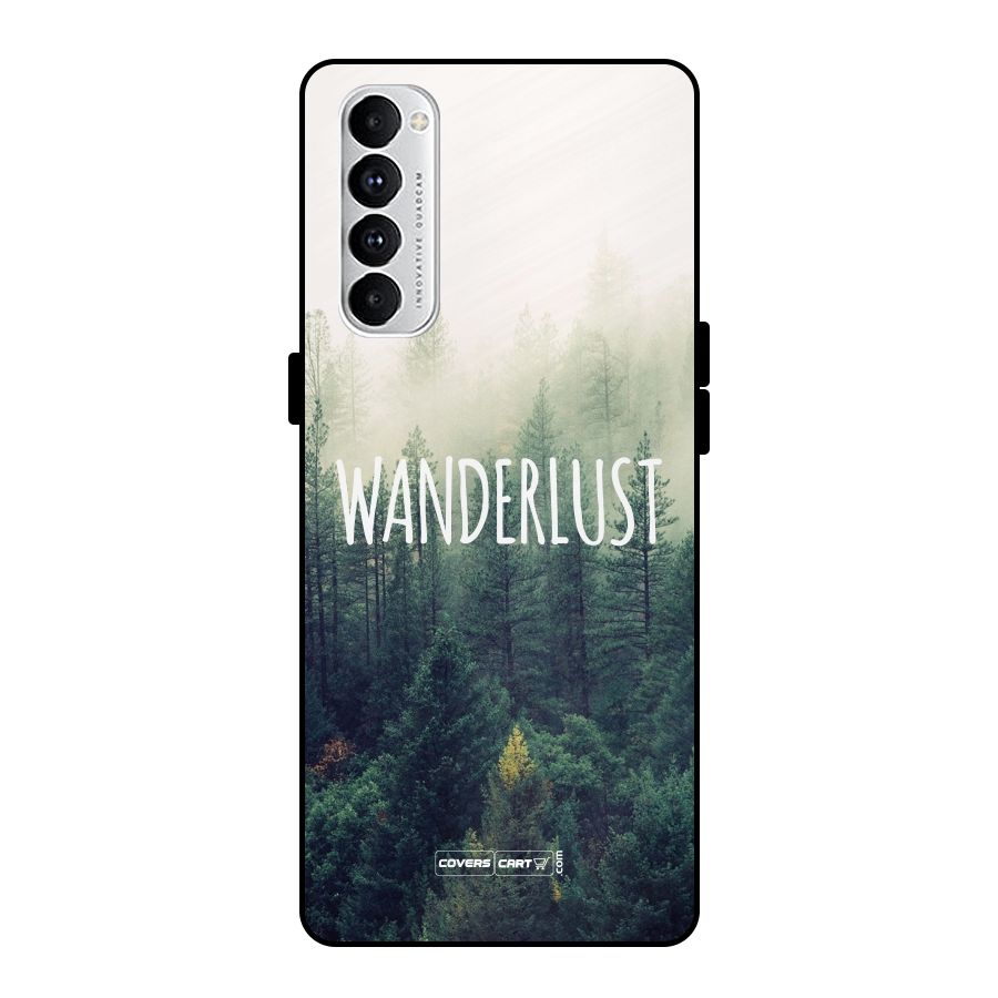 Wanderlust Metal Back Case for Oppo Reno4 Pro