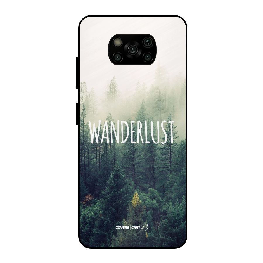 Wanderlust Metal Back Case for Poco X3