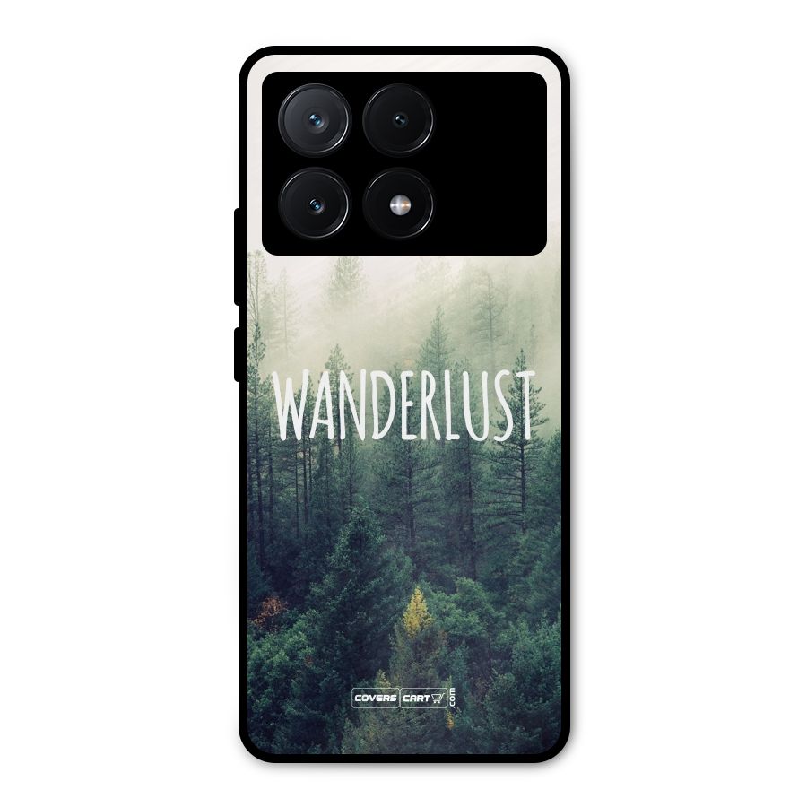 Wanderlust Metal Back Case for Poco X6 Pro