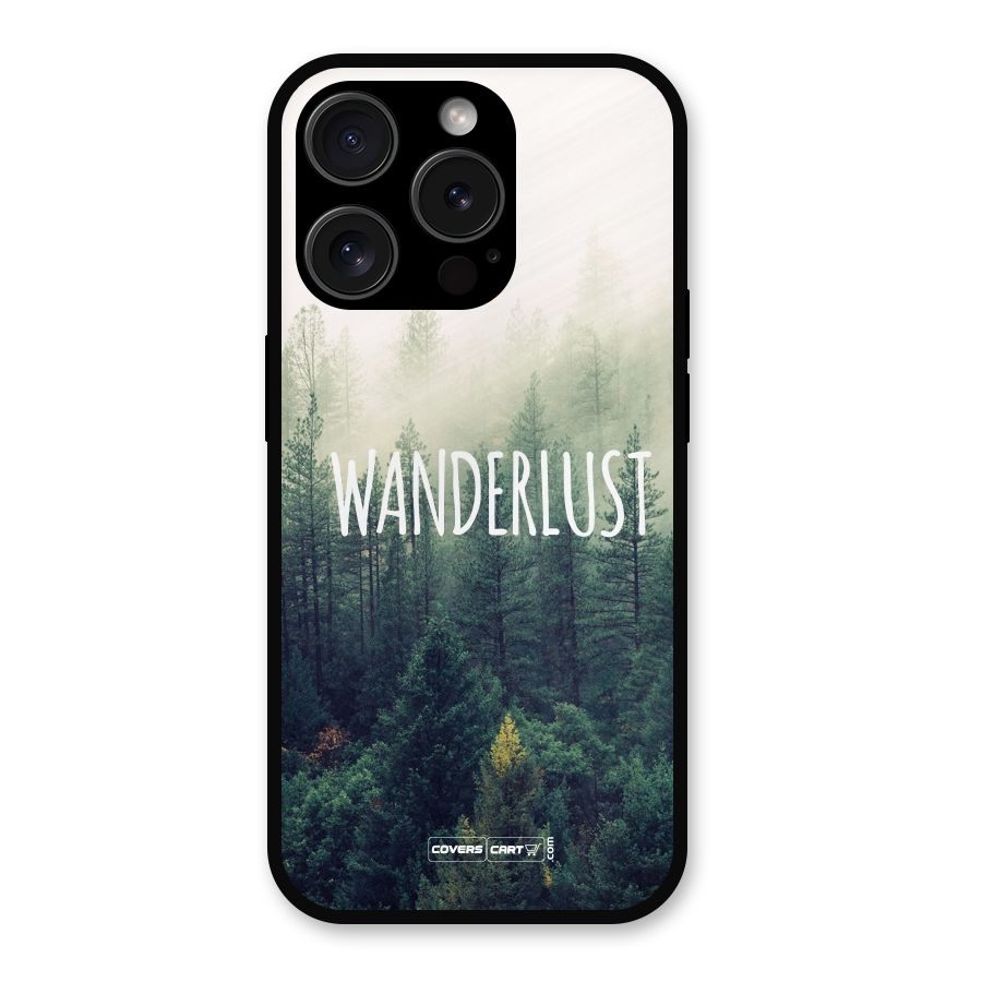 Wanderlust Metal Back Case for iPhone 15 Pro