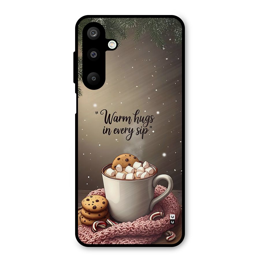 Warm Hugs Metal Back Case for Galaxy M16
