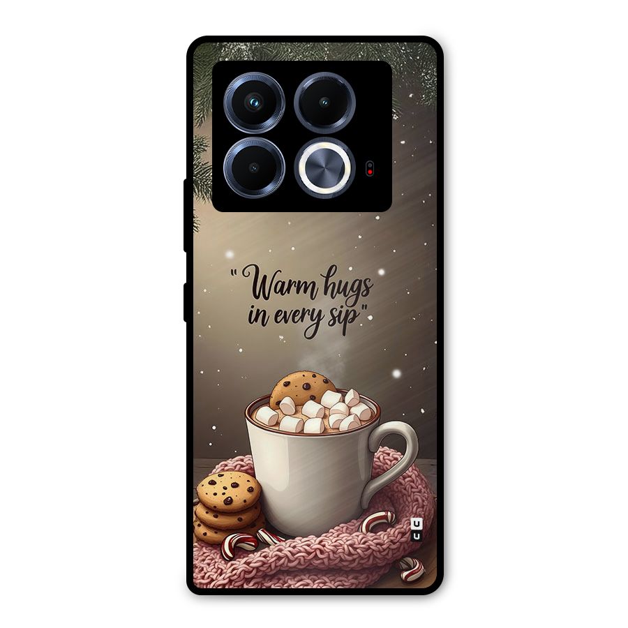 Warm Hugs Metal Back Case for Infinix Note 40 5G