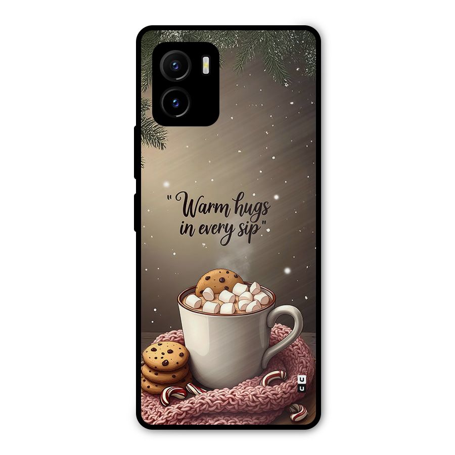 Warm Hugs Metal Back Case for Vivo Y15s